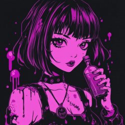 Pochette velours - love potions