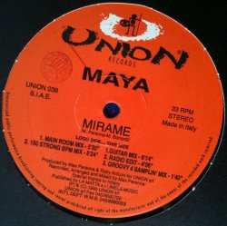 Pochette Maya - Mirame (Groovy 4 Samplin' Mix)