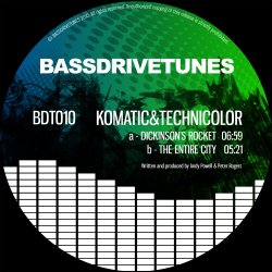 Pochette Technicolour & Komatic - Dickinson's Rocket