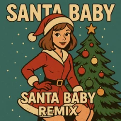 Pochette Ariana Grande - Santa Baby (Eliza May Remix)