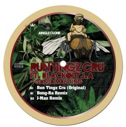 Pochette Run Tingz Cru feat. Blackout J.A. - Ganja Man Ting (Bong-Ra Remix)