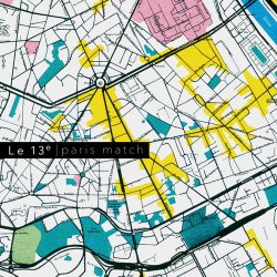 Pochette paris match - プールサイドの夜