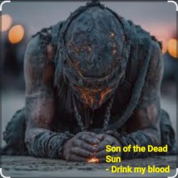 Pochette Son of the Dead Sun - Drink my blood