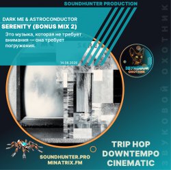 Pochette Dark Me & Astroconductor - Serenity (Bonus Mix 2)