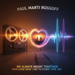 Pochette Paul Marti Rossoff - We Always Meant Together. Mix from home demo1980 to studio acoustic session1999