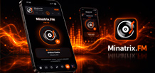 Minatrix.FM disponible sur iPhone.