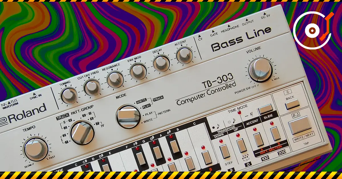 Roland TB-303 — la machine qui a changé la musique électronique pour toujours.