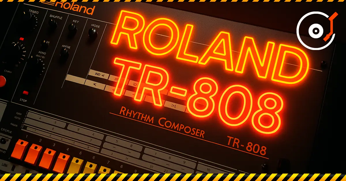 Roland TR-808 — la boîte à rythmes légendaire qui a changé la musique.