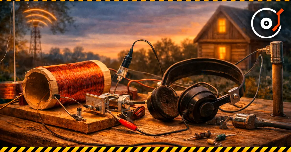 Radio simple à fabriquer soi-même — Comment construire un récepteur radio sans piles