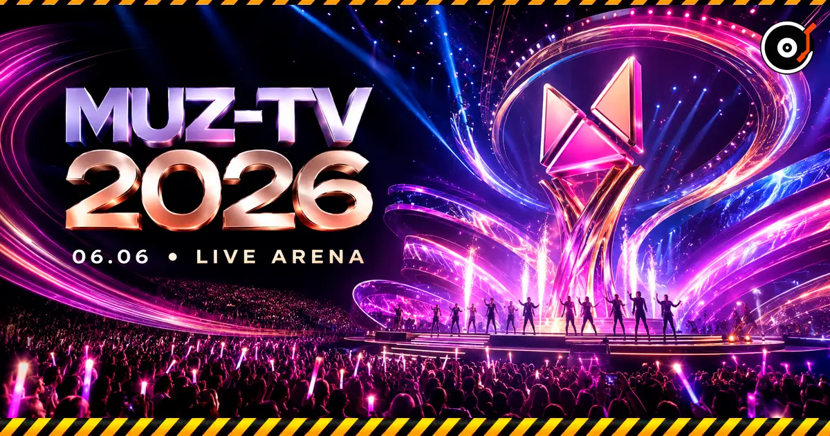 « MUZ-TV 2026. Mouvement » : le 6 juin, la Live Arena deviendra le centre de la grande scène pop