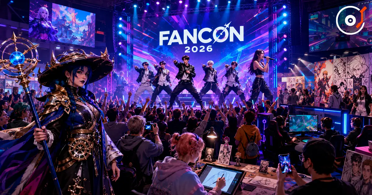 FANCON 2026 à Kyiv : pop culture, K-pop et musique